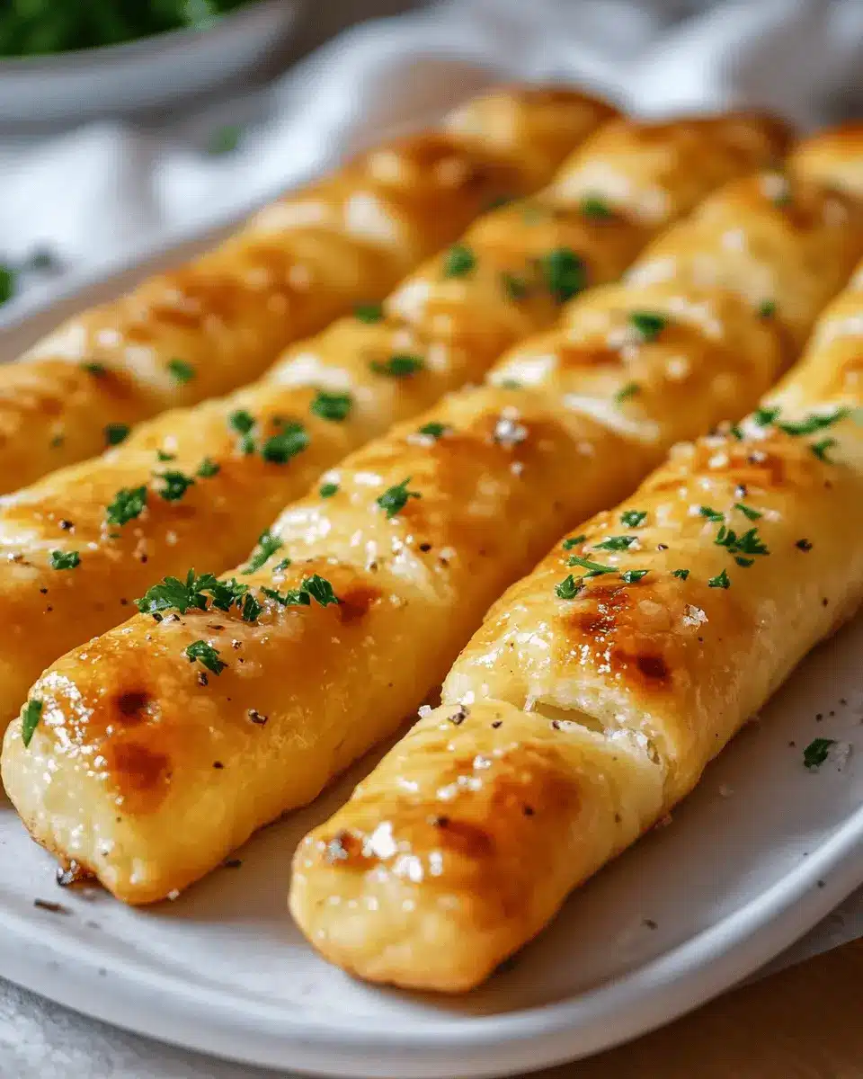 Schnelle Knoblauchstangen: Irresistibly Toasty Garlic Sticks