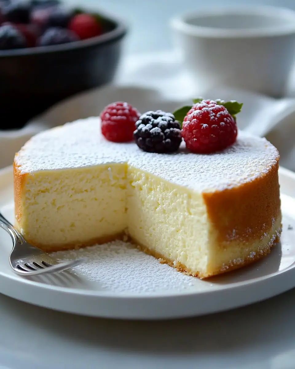 Japanischer Baumwoll-Käsekuchen: Indulge in Fluffy Perfection